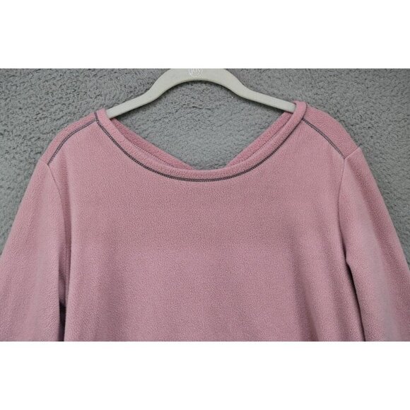 Cuddl Duds Fleece w/Stretch Thick Pajama Set-Size Medium-Drawstring-Pockets - Picture 12 of 16